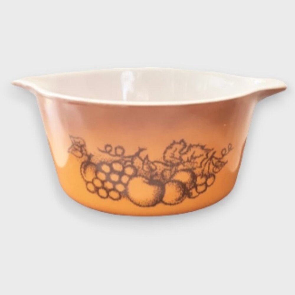 Pyrex - Fall/Thanksgiving Print Small Serving Bowl